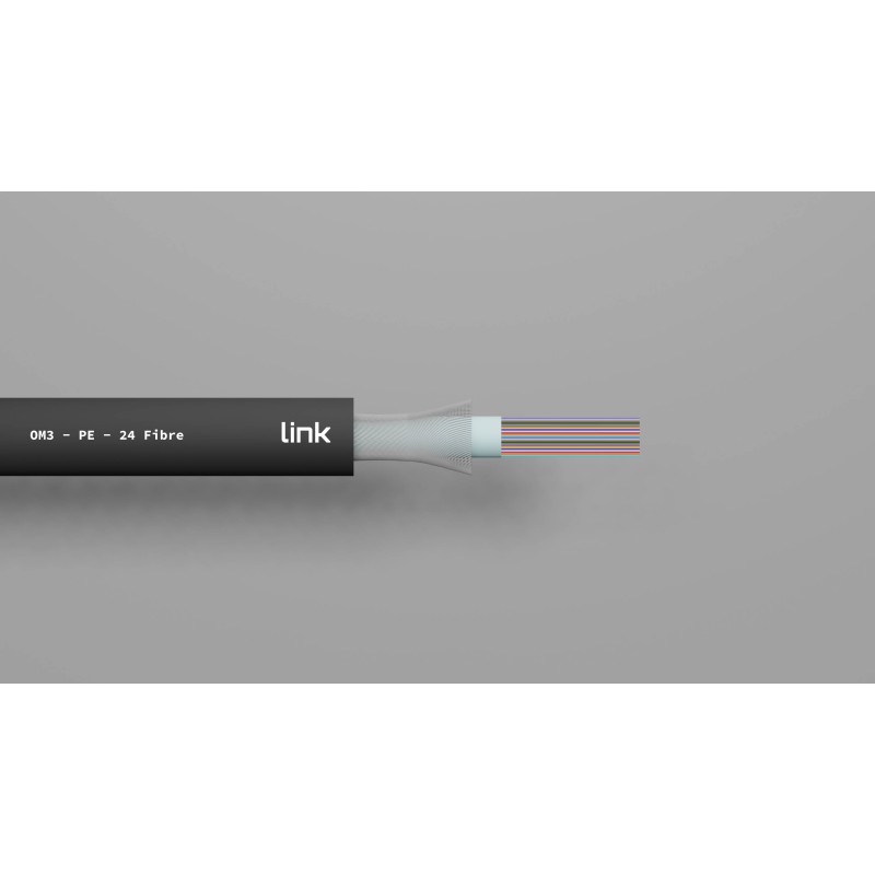 CAVO FIBRA OTTICA DA ESTERNO DIELETTRICO OM3 ANTIRODITORE 24 FIBRE (AL METRO)