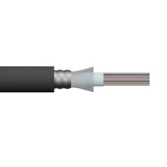 CAVO FIBRA OTTICA 24 FIBRE ARMATO DA ESTERNO/INTERNO ANTIRODITORE OM4 (AL METRO)