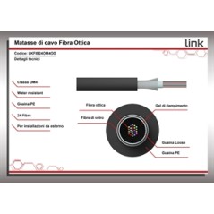 CAVO FIBRA OTTICA LOOSE TUBE 24 FIBRE OM4 OUTDOOR INTERRAMENTO DIRETTO (AL METRO)