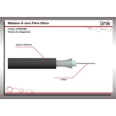 CAVO FIBRA OTTICA LOOSE TUBE 4 FIBRE OM4 INDOOR/OUTDOOR CPR ECA (AL METRO)