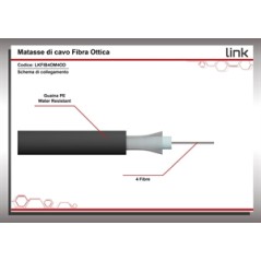 CAVO FIBRA OTTICA LOOSE TUBE 4 FIBRE OM4 OUTDOOR INTERRAMENTO DIRETTO (AL METRO)