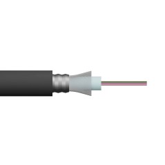 CAVO FIBRA OTTICA DA ESTERNO ARMATO OM3 GUAINA PE 8 FIBRE (AL METRO)