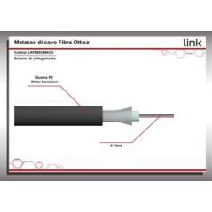 CAVO FIBRA OTTICA LOOSE TUBE 8 FIBRE OM4 OUTDOOR INTERRAMENTO DIRETTO (AL METRO)