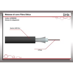 CAVO FIBRA OTTICA 8 FIBRE LOOSE SINGLEMODE 9/125 NM ANTIRODITORE LSZH INTERNO/ESTERNO CLASSE ECA (AL METRO)