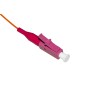 SET 12 CAVI PIGTAIL FIBRA OTTICA COLORATI CONNETTORI LC OM4 SIMPLEX 2 MT