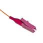 SET 12 CAVI PIGTAIL FIBRA OTTICA COLORATI CONNETTORI LC OM4 SIMPLEX 2 MT