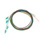 CONFEZIONE 4 PIGTAIL MT 2 CONNETTORE LC SIMPLEX MULTIMODE OM3
