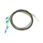 CONFEZIONE 4 PIGTAIL MT 2 CONNETTORE LC SIMPLEX MULTIMODE OM3