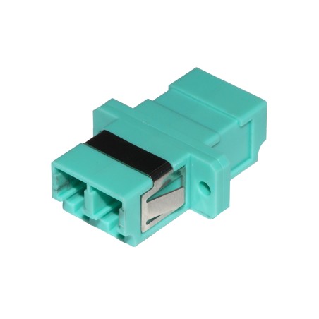 ADATTATORE FIBRA OTTICA LC/LC MULTIMODE DUPLEX OM3