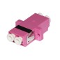 ADATTATORE FIBRA OTTICA LC/LC MULTIMODE DUPLEX OM4