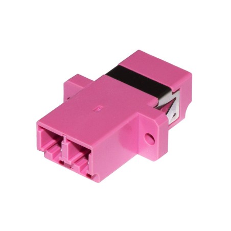 ADATTATORE FIBRA OTTICA LC/LC MULTIMODE DUPLEX OM4