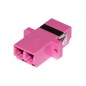 ADATTATORE FIBRA OTTICA LC/LC MULTIMODE DUPLEX OM4