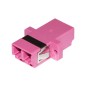 ADATTATORE FIBRA OTTICA LC/LC MULTIMODE DUPLEX OM4