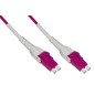 CAVO FIBRA OTTICA LC A LC MULTIMODE DUPLEX OM4 50/125 MT.3 UNIBOOT