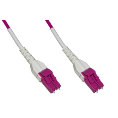 CAVO FIBRA OTTICA LC A LC MULTIMODE DUPLEX OM4 50/125 MT.5 UNIBOOT