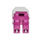 CAVO FIBRA OTTICA LC A LC MULTIMODE DUPLEX OM4 50/125 MT.5 UNIBOOT
