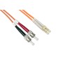CAVO FIBRA OTTICA LC A ST MULTIMODE DUPLEX OM2 50/125 MT.50