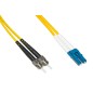 CAVO FIBRA OTTICA LC A ST SINGLEMODE DUPLEX UPERSONAL COMPUTER MT.10