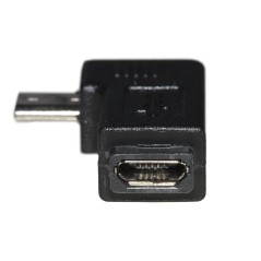 ADATTATORE MICRO USB ANGOLO DESTRO MASCHIO/FEMMINA