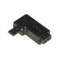 ADATTATORE MICRO USB ANGOLO DESTRO MASCHIO/FEMMINA