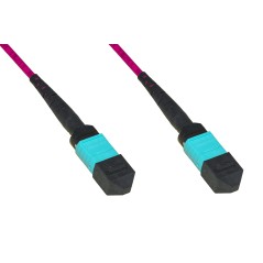 CAVO FIBRA OTTICA MPO/MPO FEMMINA/FEMMINA 12 FIBRE OM4 MT 2 TIPO B