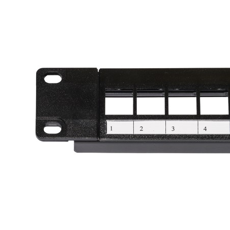 PANNELLO PATCH VUOTO COLORE NERO 24 PORTE