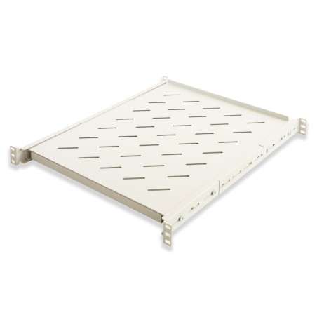 RIPIANO ALLUNGABILE DA 560 A1023 MM PER ARMADI RACK 19" FINO A 1000 MM COLORE GRIGIO CHIARO