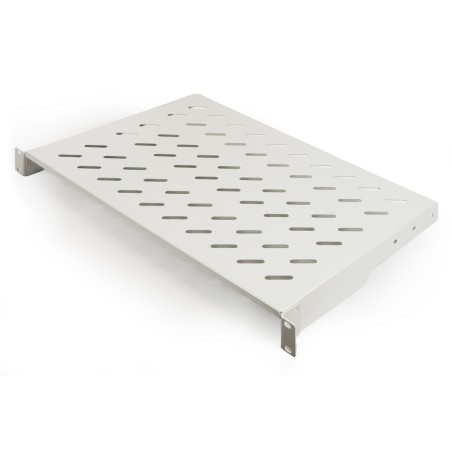 RIPIANO PER ARMADIO 19" 1 UNITA' PROFONDITA' 300 MM. (UNIVERSALE) 2 ATTACCHI (FRONTALI) COLORE GRIGIO