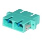 ADATTATORE FIBRA OTTICA SC/SC MULTIMODE DUPLEX OM3