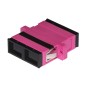 ADATTATORE FIBRA OTTICA SC/SC MULTIMODE DUPLEX OM4