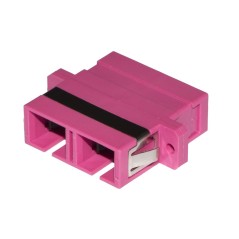 ADATTATORE FIBRA OTTICA SC/SC MULTIMODE DUPLEX OM4