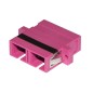 ADATTATORE FIBRA OTTICA SC/SC MULTIMODE DUPLEX OM4