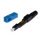 CONFEZIONE 10 CONNETTORI FIBRA OTTICA SC SINGLEMODE ASSEMBLAGGIO VELOCE