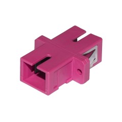 ADATTATORE FIBRA OTTICA SC/SC MULTIMODE SIMPLEX OM4 UPC