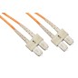 CAVO FIBRA OTTICA SC A SC MULTIMODE DUPLEX OM2 50/125 MT.3