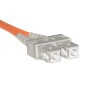 CAVO FIBRA OTTICA SC A SC MULTIMODE DUPLEX OM2 50/125 MT.5