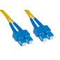 CAVO FIBRA OTTICA SC A SC SINGLEMODE DUPLEX 9/125 MT.0,5