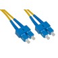 CAVO FIBRA OTTICA SC A SC SINGLEMODE DUPLEX 9/125 MT.5