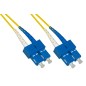 CAVO FIBRA OTTICA SC A SC SINGLEMODE DUPLEX 9/125 MT 5 BENDING INSENSITIVE LSZH