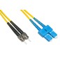 CAVO FIBRA OTTICA SC A ST SINGLEMODE DUPLEX UPERSONAL COMPUTER MT.10