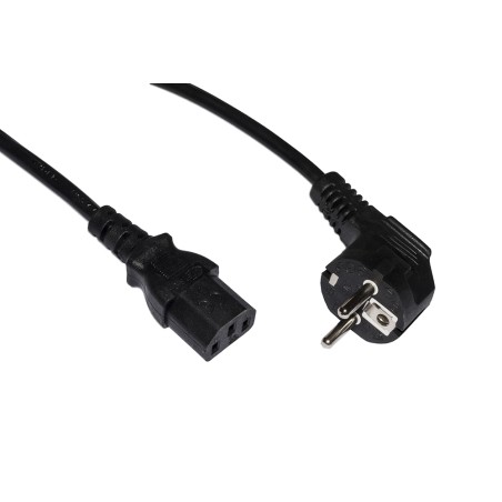 CAVO ALIMENTAZIONE MT. 1.80 SPINA TEDESCA 90 GRADI 250 V PRESA IEC VDE