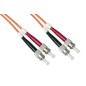 CAVO FIBRA OTTICA ST A ST MULTIMODE DUPLEX OM2 50/125 MT.10