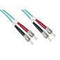 CAVO FIBRA OTTICA ST A ST MULTIMODE DUPLEX OM3 50/125 MT.3