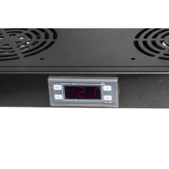 MODULO 2 VENTOLE RAFFREDDAMENTO CON DISPLAY NERO