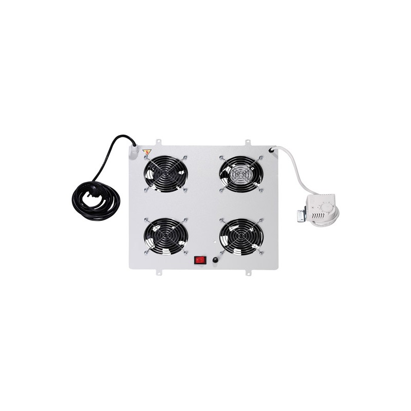 KIT 4 VENTOLE CON TERMOSTATO COLORE GRIGIO CHIARO PER ARMADI LINEA PROFESSIONALE