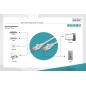 CONFEZIONE 10 CAVI CAT 6 SCHERMATI S/FTP MT 3 COLORE GRIGIO DIGITUS