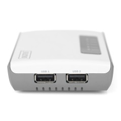 SERVER MULTIFUNZIONE RETE WIRELESS DIGITUS USB 2.0 A 2 PORTE, 300 MBPS