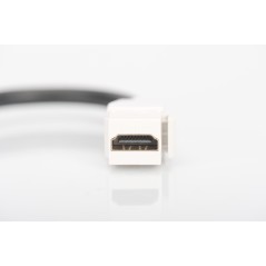 MODULO KEYSTONE HDMI FEMMINA/FEMMINA CON CAVO 12 CM PER PLACCHE A MURO O PANNELLI PATCH DIGITUS