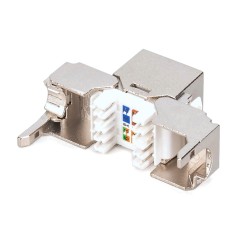 DIGITUS MODULO KEYSTONE CORPO COMPATTO CAT 6A, SCHERMATO, CONNESSIONE DI MONTAGGIO SENZA ATTREZZI