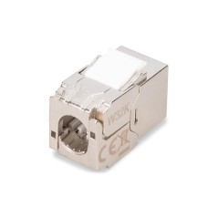 DIGITUS MODULO KEYSTONE CORPO COMPATTO CAT 6A, SCHERMATO, CONNESSIONE DI MONTAGGIO SENZA ATTREZZI